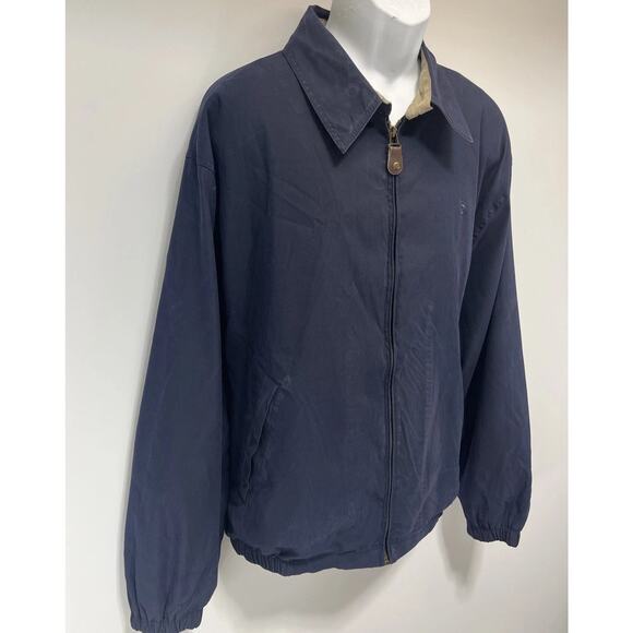 VTG DUCK HEAD MENS SZ XL FULL ZIP BLUE BOMBER JACKET COAT - Picture 3 of 7